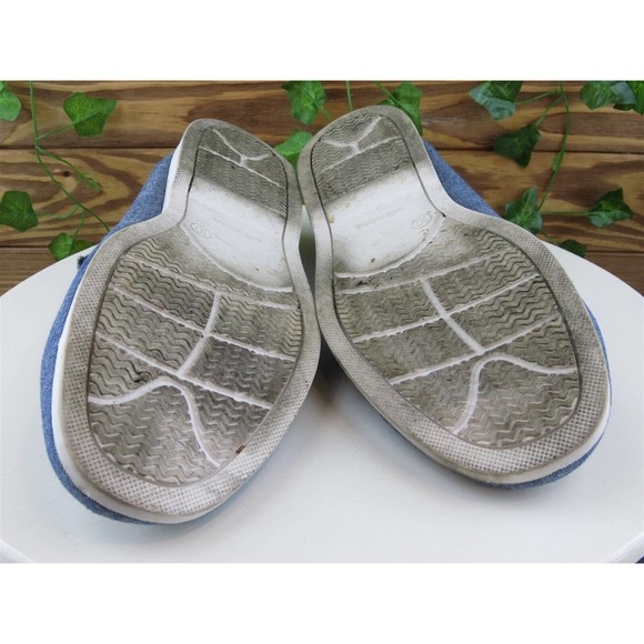 Old Navy Size 10 Boat Shoe Blue Fabric Medium (B, M)‎ Lace Up Women - Picture 11 of 11